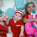 Clara, Pedro e Victória